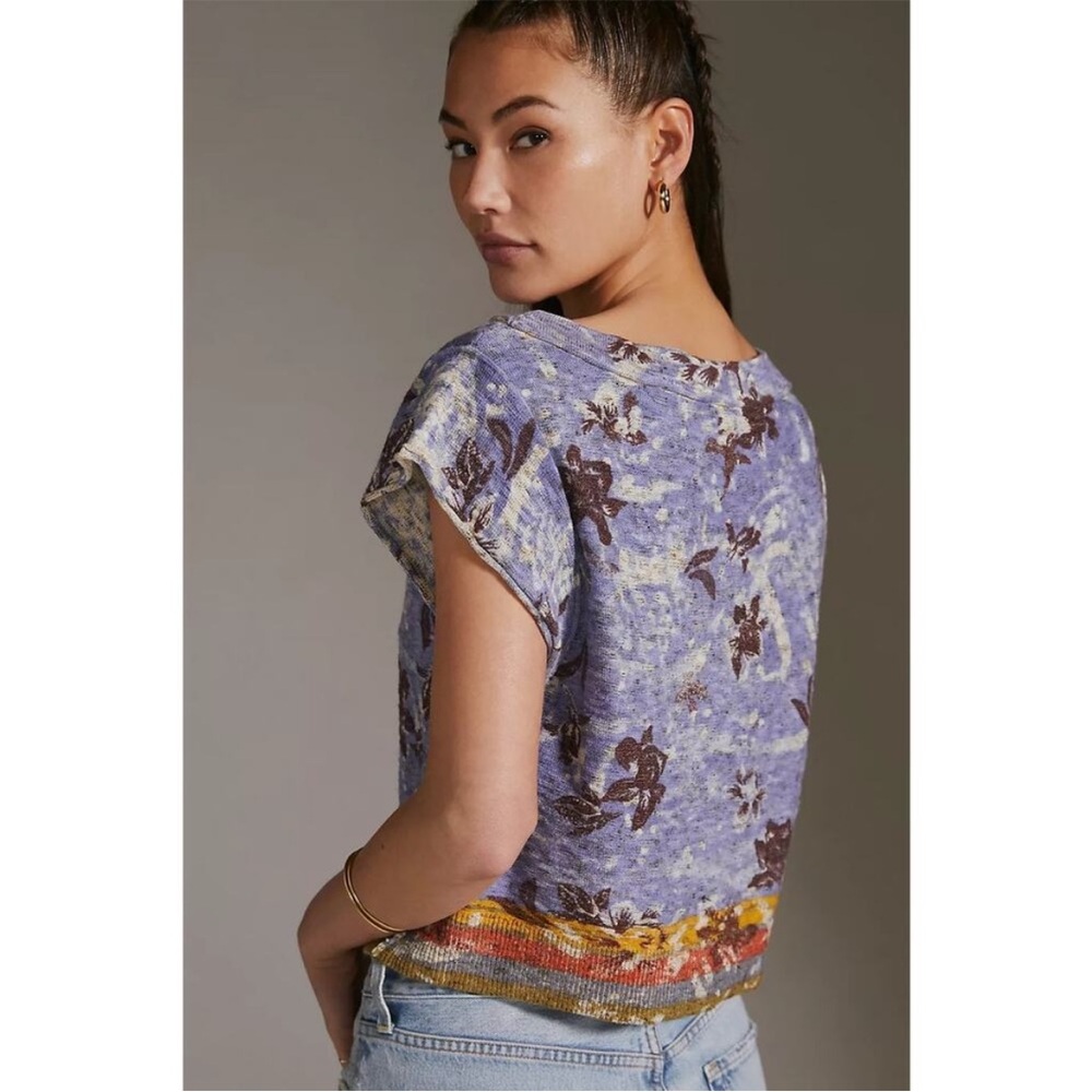 NWOT Anthropologie Pilcro Lightweight Sweater Top Small - Picture 3 of 10